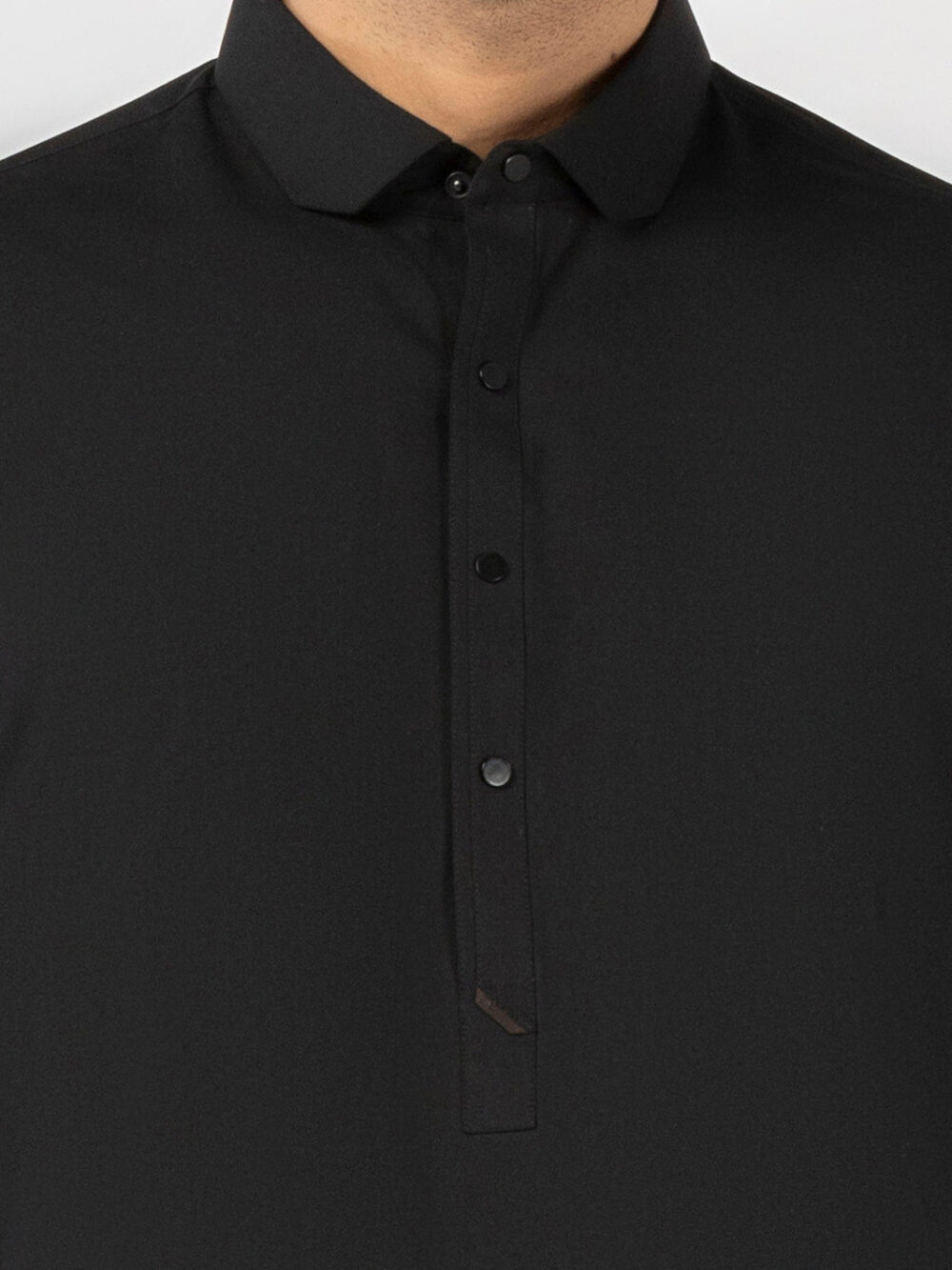 Black Blended Kameez Shalwar - Image 3