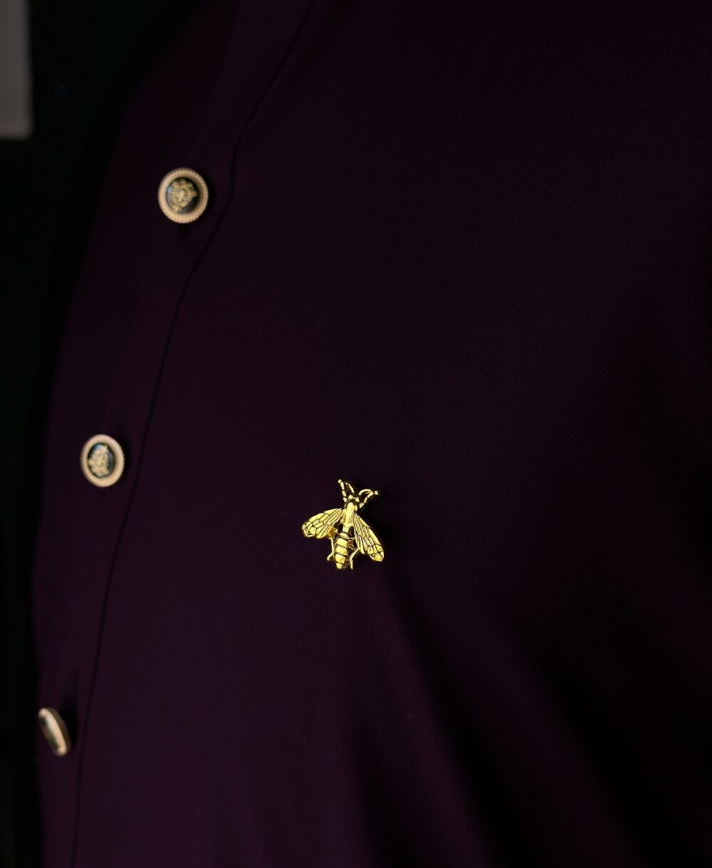 Raisin Purple Kameez Shalwar - Image 3