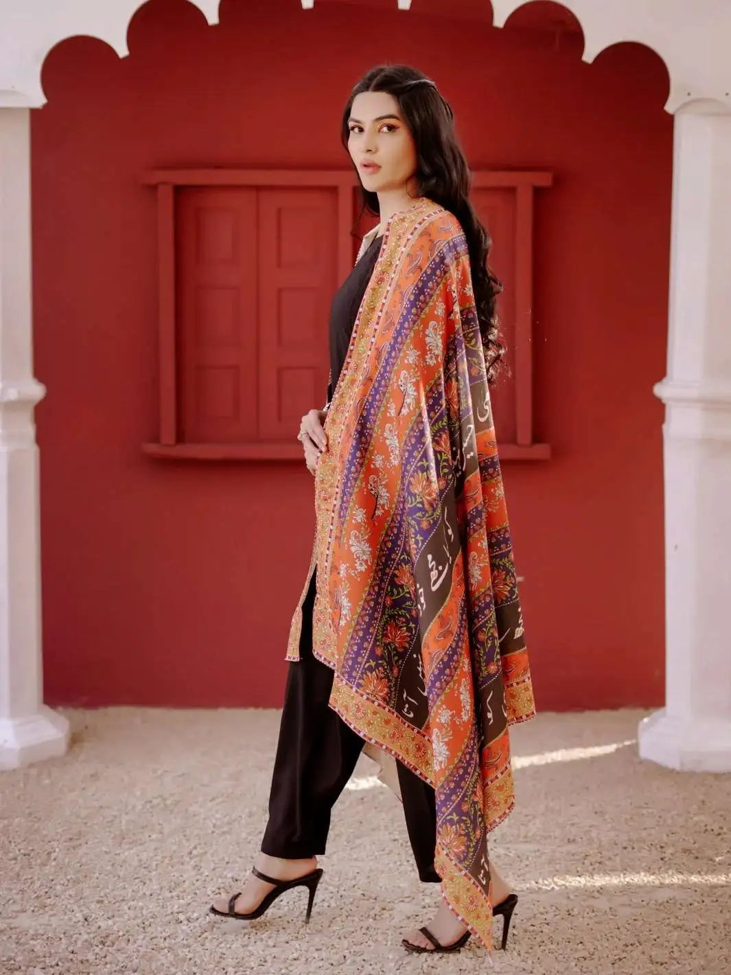 Multi Stripe Odhni - Image 3